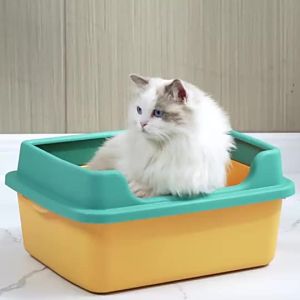Large Fully Enclosed Cat Litter Anti-Odor Sand Control for Cats Kittens