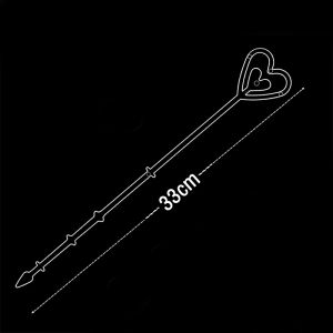 80pcs Plastic Heart Head Postcard Clip Floral Greeting Card Holder For Weddings Party Flower Packing
