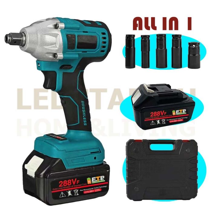 288VF Brushless Charging cordless Electric Impact Wrench 1/2