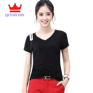[ Hàng Đẹp ] Áo Thun Nữ Cổ Tim Tay ngắn  Trẻ Trung Mẫu Mới nhất ( III )