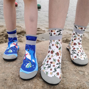 1-12 Years Kids Beach Socks Water Socks Keep Safe Sand Socks Anti-Slip Wetsuit Socks Water Sport Swimming Surfing for Boys Girls