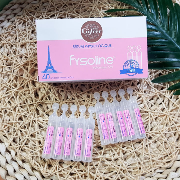 Nước muối sinh lý Gifrer màu hồng 5ml*40 ống – hộp