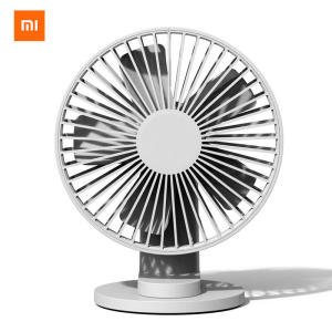 228Original Xiaomi VH 4.5W 2 In 1 Clip-on Table Desktop USB Fan 90 °   Rotatable 3 Modes Wind Speed Cooling Fan for Home Office Outdoor Travel