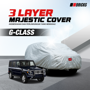 3 Layer Cover Mercy G-CLASS Sarung Mobil Outdoor Anti UV & Waterproof BRICKS