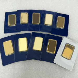 【discount store】Non-magnetic 1oz/2.5g/5g/10g/20g/50g/100g Sealed packing Copper Bar Swis Lady 24k Gold Plated Bullion Ingot Unique Metal Craft