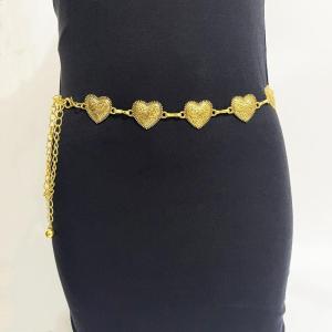 #COD Gold Waist Chain for Women Korean Silver Oval Boho Waist Belt Summer Geometric Chain for Women Summer Beach & Party Accessory