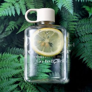 NEXTGENYUN 360ml/500ml Water Bottle Flat Tritan Material Drinks Kettle Birthday Gift Unbreakable Sport Bottle Milk