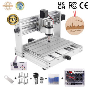 อัพเกรด CNC 3018PRO MAX ENGAVER ด้วยแกนหมุน 200W เครื่องกัด PCB 3 แกน GRBL Control Wood Wood engraver DIY