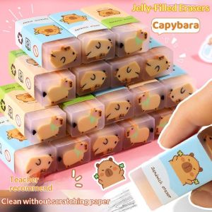 Tẩy cho trẻ em bánh sandwich amila capybara dễ thương-sạch sẽ không nhòe hoàn hảo cho trường học và vẽ