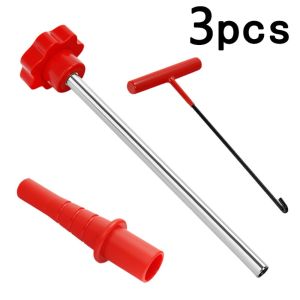 ZOATAAL Nylon Tapered Guide Tube Tire Valve Core Tools Sturdy Construction T-Hook Design Valve Stem Puller Durable Material Professional Grade Valve Core Replacement Car Tire Maintenance
