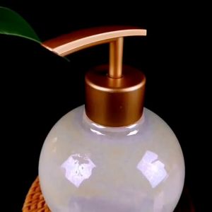 1/2/3pcs Empty 200/260ml Ceramic Lotion Pump Bottle Luxury Hand Sanitizer Press Bottle Shampoo Shower Gel Cosmetic Container