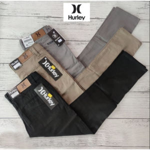 [PREMIUM] CHINOS PANJANG HURLEY FASHION PRIA //CHINO PANJANG SLIMFIT//CELANA FORMAL//SIZE 27-32