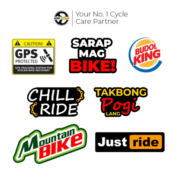 Decal Sticker Water Proof High Quality Mountain Road Bike MTB