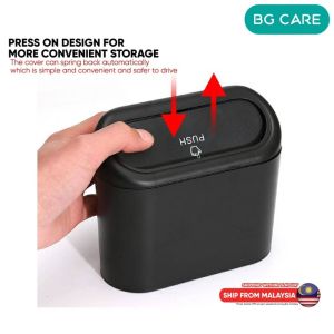 Universal Car Trash Can Rubbish Bin Garbage Storage tong sampah dalam kereta