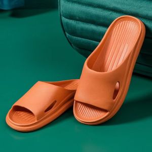 [Free Shipping] Thick-soled EVA slippers for summer non-slip and wear-resistant suitable for bathroom use flat-soled for men and women couples and outdoor wear