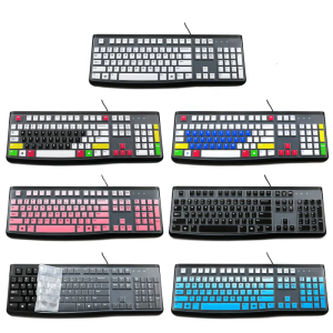 Keyboard Cover for K120 MK120 Corded Ergonomic Keyboard Waterproof Silicone Keyboard Protectors Skin Replacement