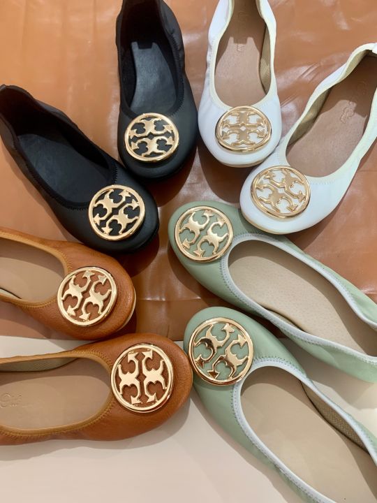 SOSPH Premium Collection Black Green White Tan Marikina Doll Shoes Ballet  Flats Women’s Classic Office Shoes School Footwear Handmade Locally Made