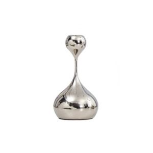 GONOVO STUDIO Romantic Candle Holder Luxury European Style Metal Candlestick Modern Silver Water Droplet Candlestick Home Use