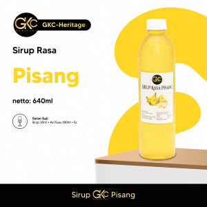 Sirup Pisang 640ml Minuman Gkc Heritage
