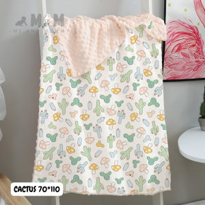 Selimut Baby Cotton Mingky Beludru Blanket Bayi Aman Lembut Halus Nyaman Untuk Tidur Sikecil Newborn kintakun karakter