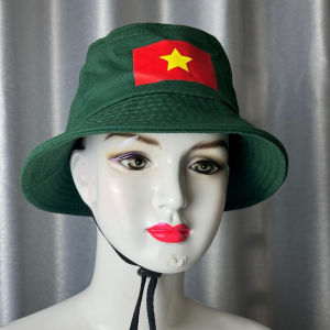 [NHIỀU MÀU] Mũ tai bèo phối màu cho bé MẦM NON TIỂU HỌC (vòng đầu 48-54cm) vải KAKI COTTON cao cấp (có dây tăng đơ)