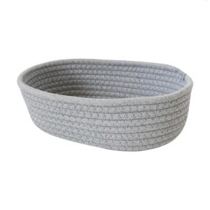 Cotton Rope Storage Basket for Home Decoration and Organization Organizer Household Desktop Sundries Holder