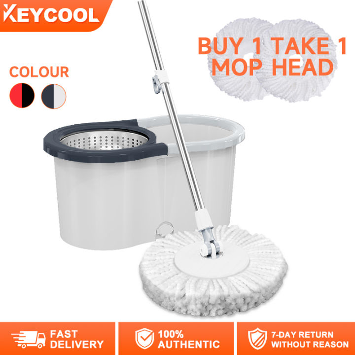 Keycool Spin Mop For Floor Mop With Spinner Wet And Dry Map Cleaning ...