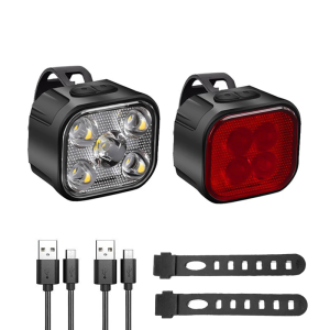 Durability Waterproofed Bicycles Light Suit Light weight Compacts Bicycles Light for Camping and Night Cycling