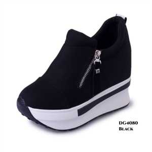 Sneakers High Sepatu Wedges Velo Fashion Korea DG4080