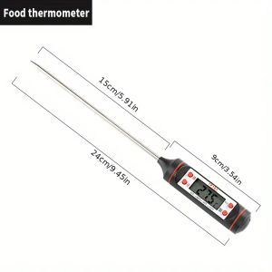 1 T Nhiệt Độ Gặp er Công Cụ Đo Nhiệt Kế Thịt Mới Nhà Bếp Kỹ Thuật Số Nấu Ăn Thực Phẩm Đầu Dò Điện Tử BBQ Dụng Cụ Nấu Ăn