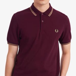 【Original】Fred perry polo shirt solid color lapel men short sleeve simple cotton polo shirt FP baju polo lengan pendek men polo shirt