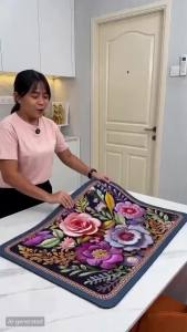 VITAHOME Rug Cepat Kering & Anti Slip Diatomite Mat Premium Untuk Pintu Bilik Air Ruang Tamu Pelbagai Saiz