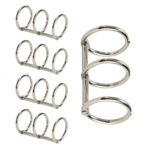 5 Pcs Metal Binder Rings Bookbinding Rings 20/30mm Loose Leaf Book Rings School Office Supplies for Photo Album Binding