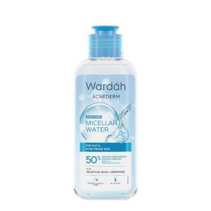 Wardah Acnederm Acne Care Micellar Water 100ml - Efektif - 50% Tanda Jerawat Berkurang