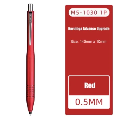 1Pc Japan Uni Kurutoga Advance Upgrade M5-1030 Mechanical Pencil Double Speed 4 Colors