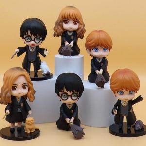 Harry Potter Anime Character Doll Blind Box Doll Figure Wholesale Ornament Car Doll Hermione Ron