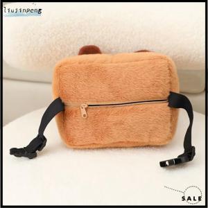[liujinpeng] Car Headrest Neck Pillow Capybara Plush Shoulder Protection Cute Tissue Box Kawaii Car Decoration Of Car Supplies Plushie Gift