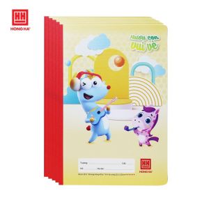 Lốc 5 quyển vở 4 ô ly 80 trang Hồng Hà School Ami 0515 vở luyện viết chữ đẹp cho học sinh tiểu học