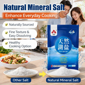 Natural Mineral Salt Low Sodium Healthy Salt Lowers Blood Pressure Reduces Cholesterol Supports Cardiovascular Health Daily Cooking Salt