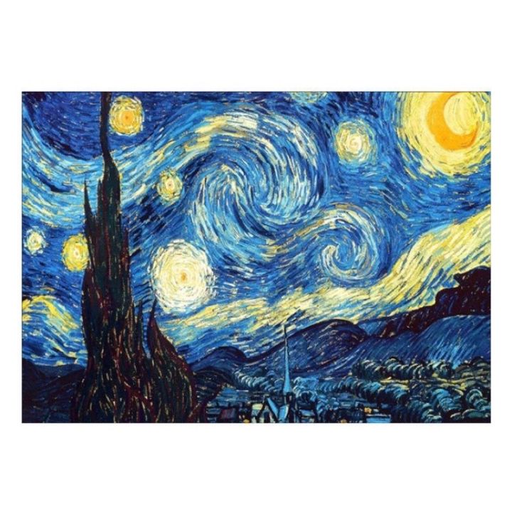 Tranh đính đá 5D tự làm hoạ tiết tranh giống nghệ sỹ Van Gogh - Main Image