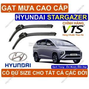Gạt Mưa Kính Lái Cao Cấp Hyundai Stargazer Cặp G.ạt Mưa Kính Lái Hyundai Stargazer Có Đ.ủ Size Cho Các Đời Stargazer