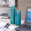 Tea Culture Set 2 Pcs Basic Botol Vacuum Flask - Hijau. 