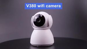 V380 Pro Home Light CCTV Camera: PTZ Smart Security WiFi Connect To Cellphone Two-Way Audio 360°