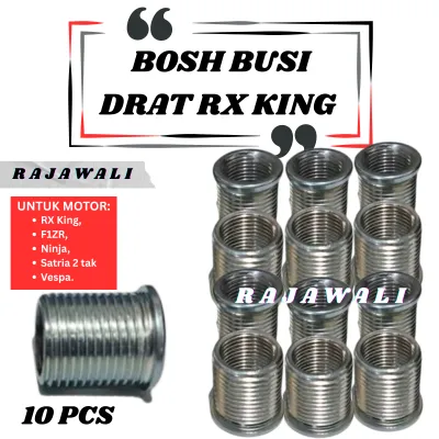 10 PCS BOSCH BUSI SEPEDA MOTOR YAMAHA RX KING 100 % ORIGINAL
