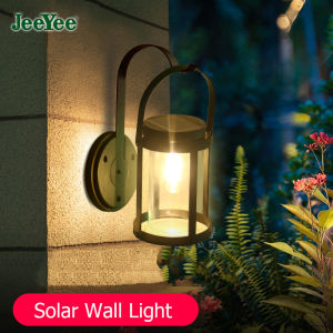 JeeYee Outdoor Solar LED Wall Light Outdoor Solar Lamp Waterproof Solar Powered Garden Hanging Lantern For Garden Courtyard Patio 戶外壁燈