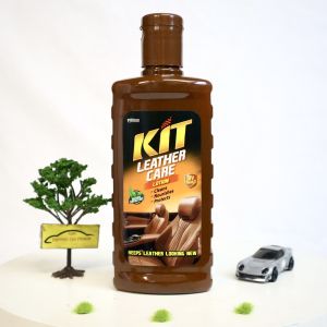 KIT Leather Care 250ml Pembersih Noda Pelembab Penghalus Jok Kulit Interior Kursi Sofa Pelindung UV