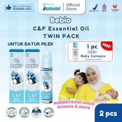 [Twinpack isi 2] Bebio Essential Oil Bayi C&F/Tummy/Itchy