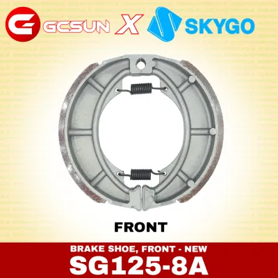 SKYGO GENUINE BRAKE SHOE SG125/150 FRONT AND REAR -GCSUN MOTORCYCLE