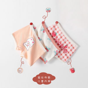 Quần lót coton bé gái combo 3 quần chip đùi cho bé size đại đồ lót trẻ em từ 9-46kg