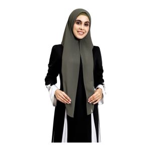 LUSIT Sẵn sàng để mặc Khăn hijab voan nhanh chóng Kích thước lớn Khóa từ tính Khăn choàng dài Đơn giản Khăn trùm đầu Dành cho phụ nữ